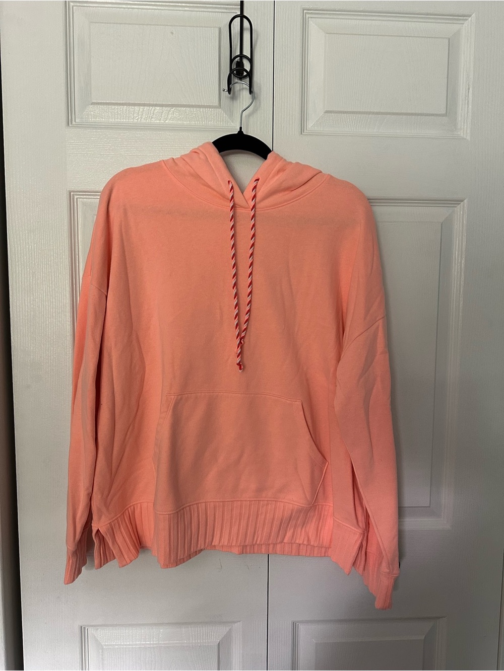Sonoma Peach-Pink Hoodie Sweater - Lightweight Pullover